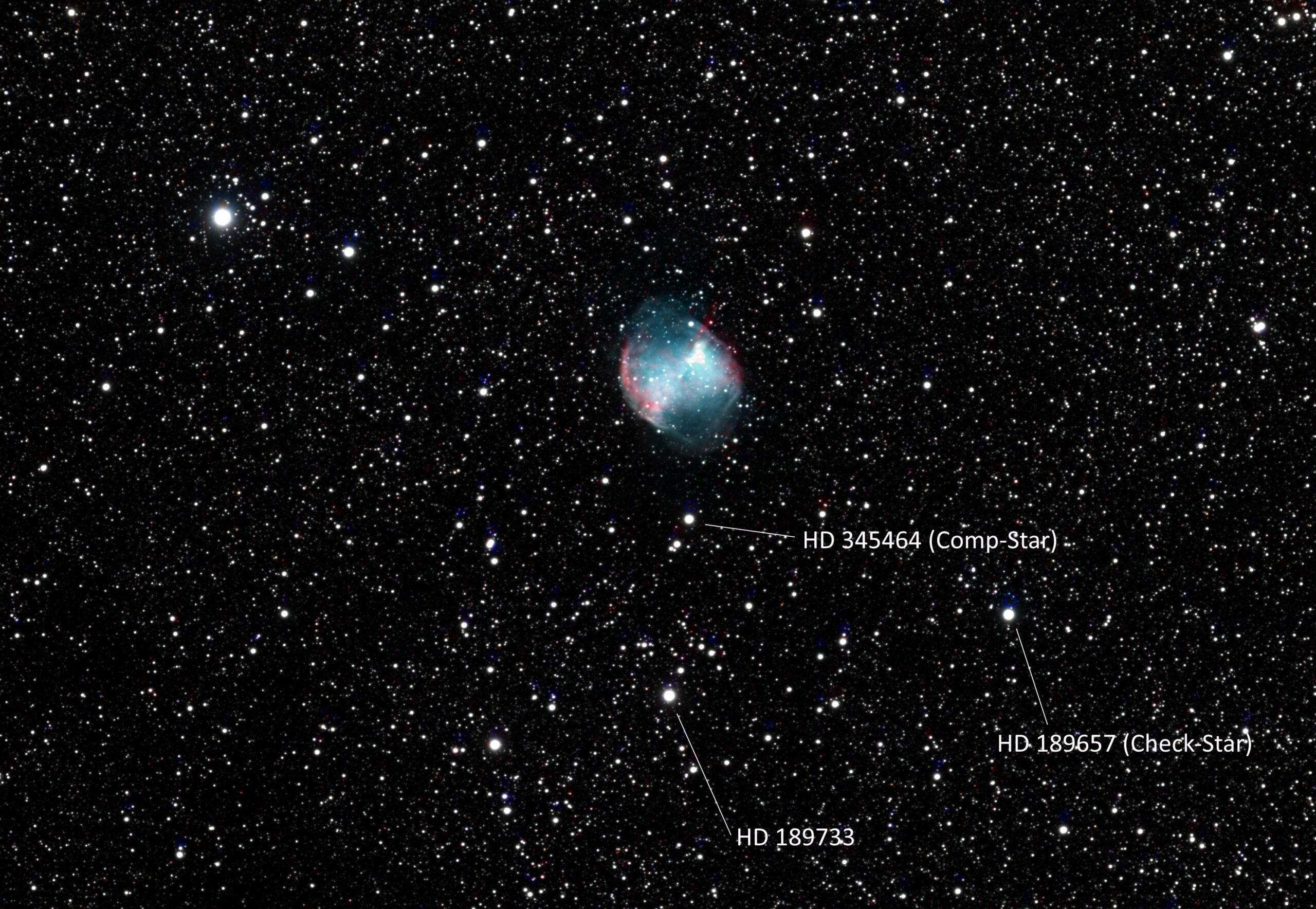 Der Stern HD189733 und sein Planet HD189733b