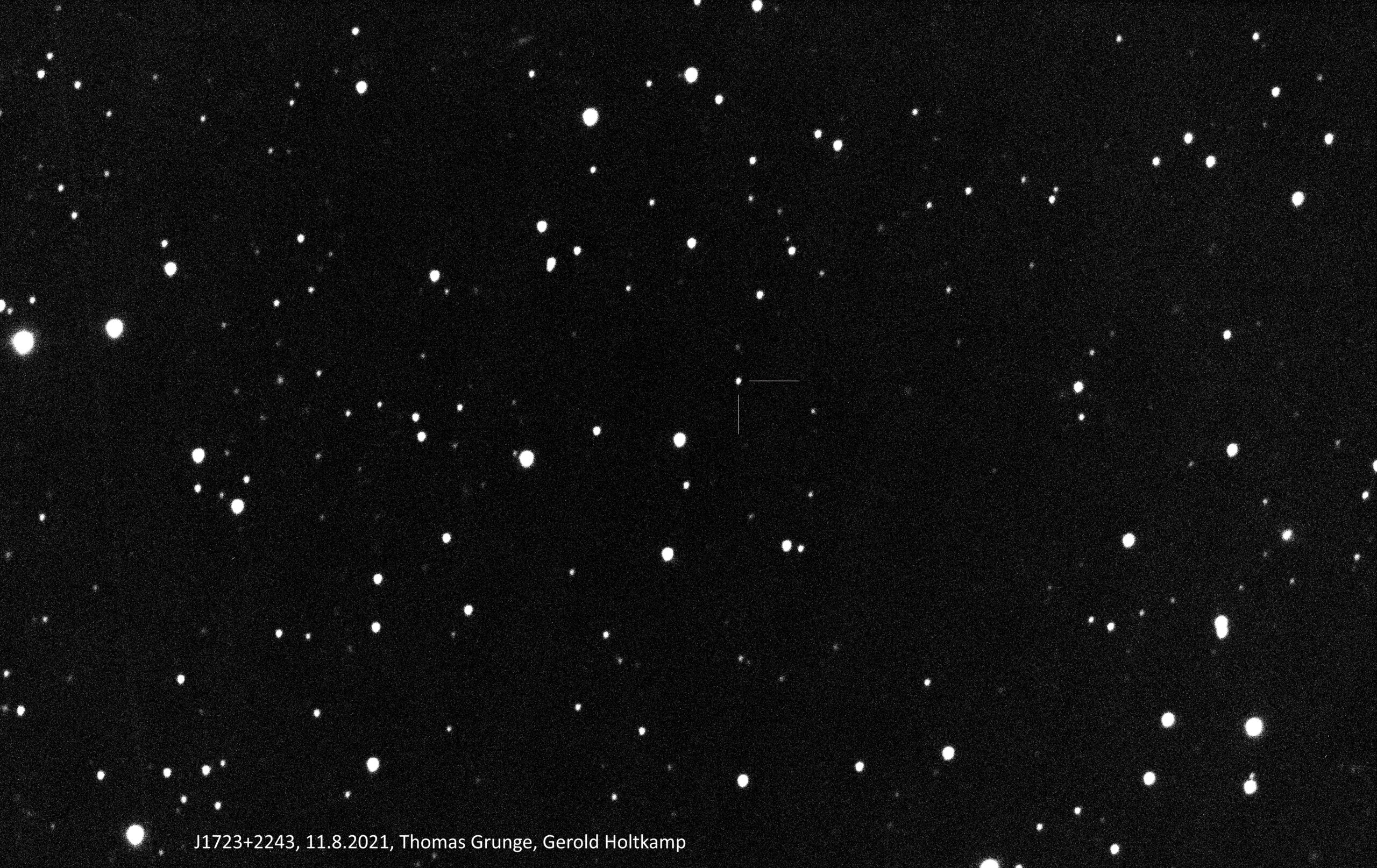 Beobachtung der Quasare QSO J 1723+2243 und SPIT J17210+6017