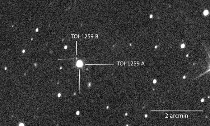 „Soeben“ entdeckt – Exoplanet TOI-1259 A b